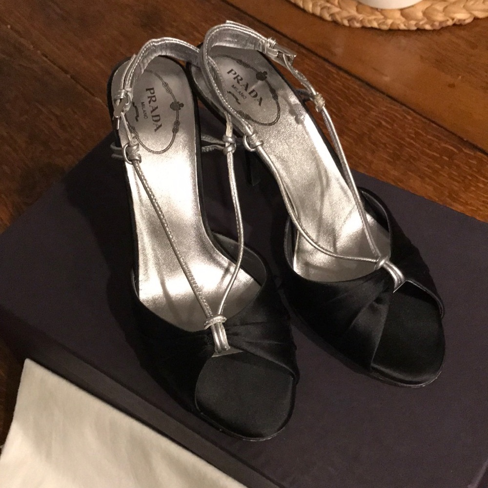 Prada raso liberty satin pumps